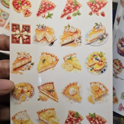 A6 Dessert Stickers – Sweet Treats Collection
